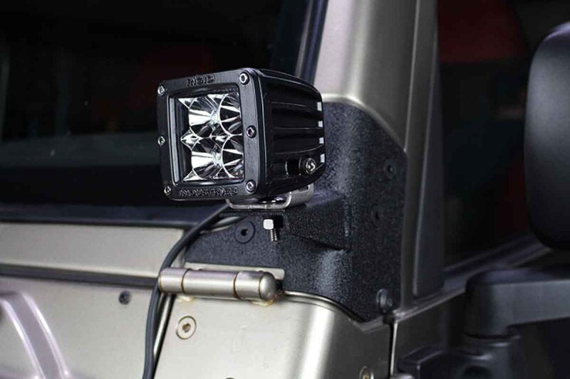 Fishbone Offroad 97-06 Jeep Wrangler TJ Windshield Light Bracket FB21031 FB21031 Photo - lifestyle view