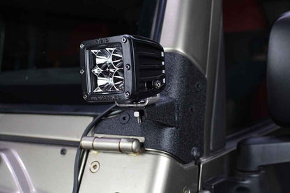 Fishbone Offroad 97-06 Jeep Wrangler TJ Windshield Light Bracket FB21031 FB21031 Photo - lifestyle view