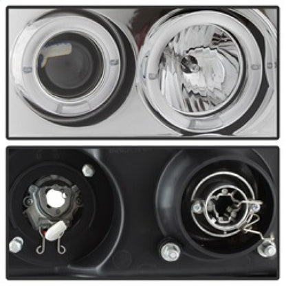 Spyder GMC Sierra 1500/2500/3500 07-13 Projector Headlights LED Halo- LED Chrome PRO-YD-GS07-HL-C 5010612 5010612 Photo - Unmounted