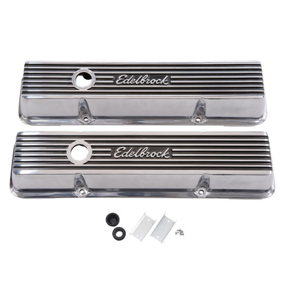 Edelbrock Valve Cover, Elite II Series, Chevrolet, 1959-1986 262-400 CID V8, Low 4262 Photo - Primary
