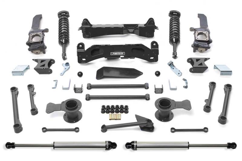 Fabtech 6? Performance System w/ Front irt Logic 2.5 Coilovers & Rear Dirt K7025DL Photo - Primary