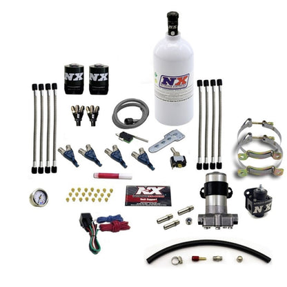 Nitrous Express 4 Cyl Piranha Nitrous Kit (Pro-Mod) w/2.5lb Bottle 60006P 60006P Photo - Primary