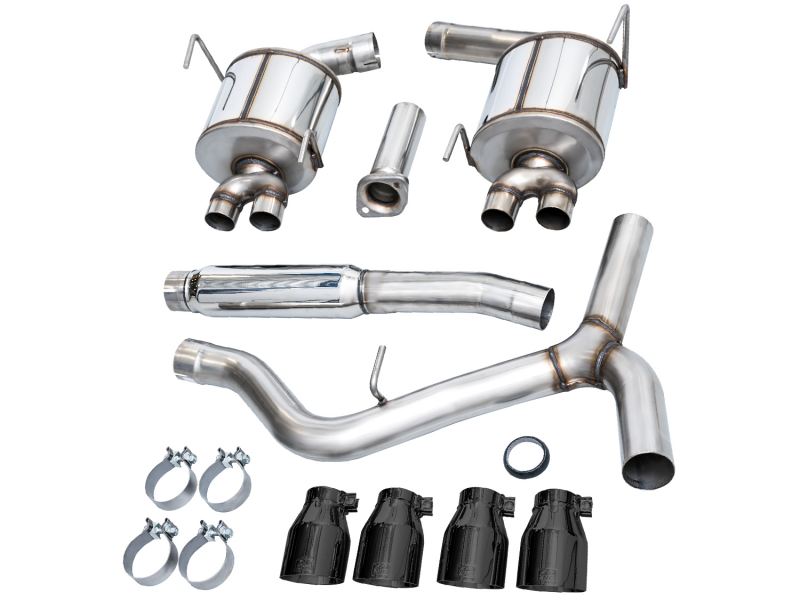 AWE Tuning 2022+ VB Subaru WRX Touring Edition Exhaust - Diamond Black Tips 3015-43979 3015-43979 Photo - out of package