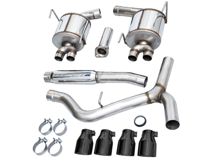 AWE Tuning 2022+ VB Subaru WRX Touring Edition Exhaust - Diamond Black Tips 3015-43979 3015-43979 Photo - out of package