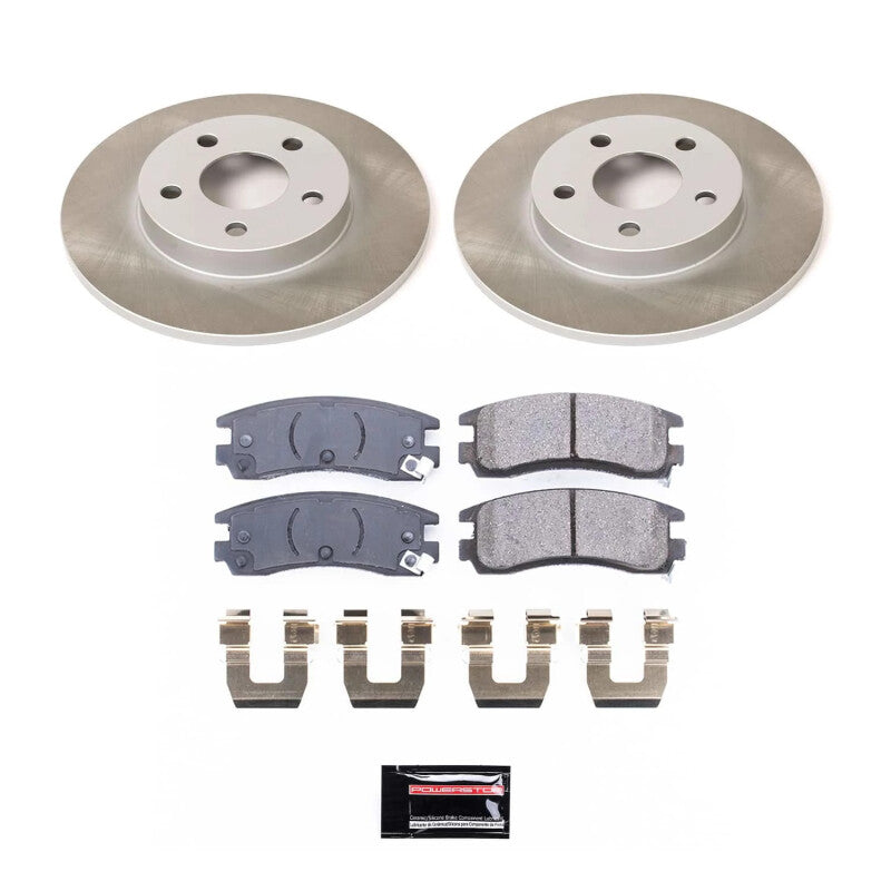 PowerStop Power Stop 04-05 Pontiac Bonneville Rear Semi-Coated Rotor Kit SC1566 SC1566 Photo - Primary