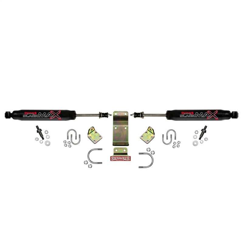 Skyjacker 2018 Jeep Wrangler JL - Black Dual Steering Damper Kit 8208 8208 Photo - Primary
