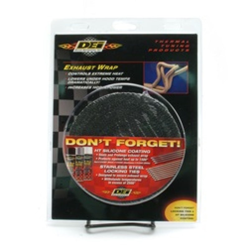 DEI Exhaust Wrap 1in x 50ft - Black 10107 10107 Photo - in package