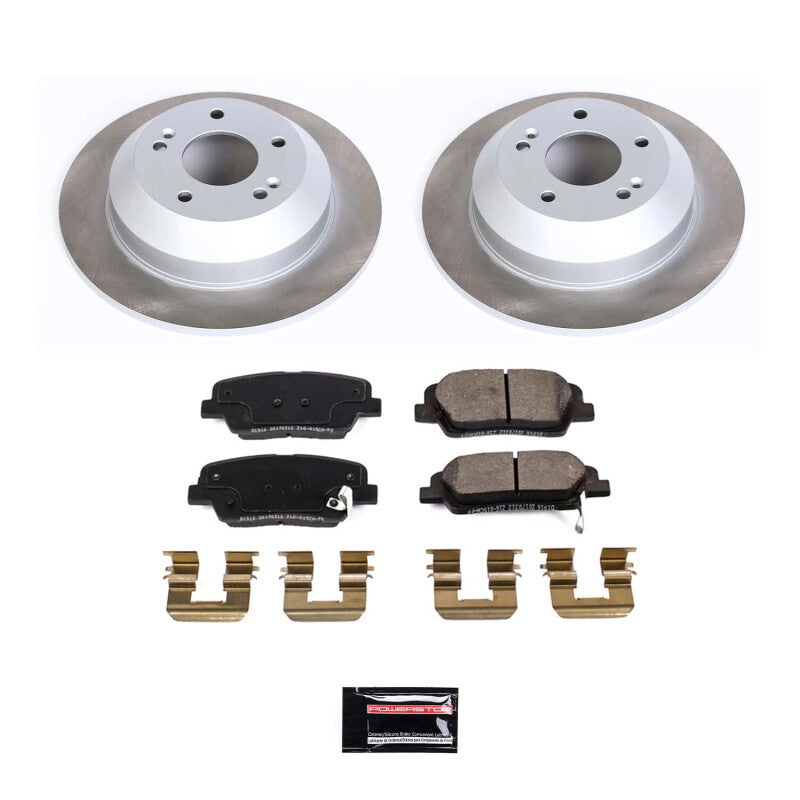 PowerStop Power Stop 11-15 Kia Sorento Rear Semi-Coated Rotor Kit SC7507 SC7507 Photo - Primary