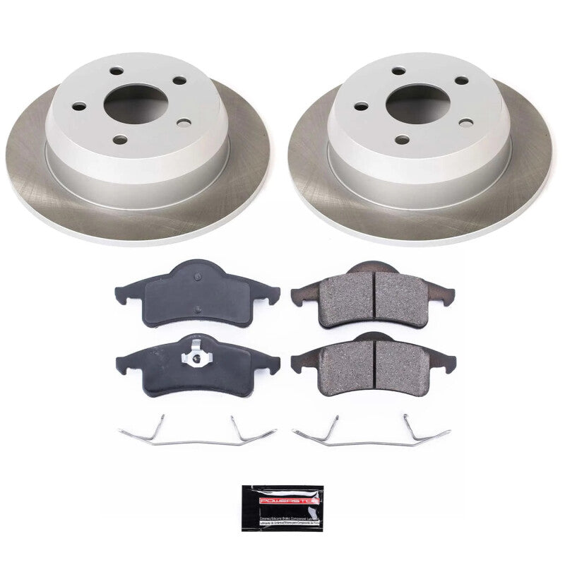PowerStop Power Stop 99-04 Jeep Grand Cherokee Rear Semi-Coated Rotor Kit SC2151 SC2151 Photo - Primary