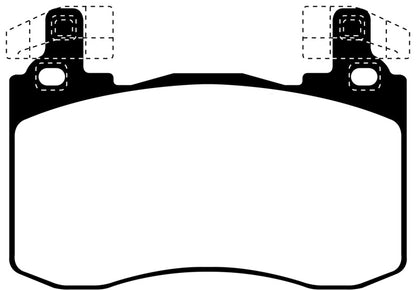 EBC 2019+ Genesis G70 2.0T (Brembo) Redstuff Front Brake Pads DP32356C DP32356C Photo - Primary