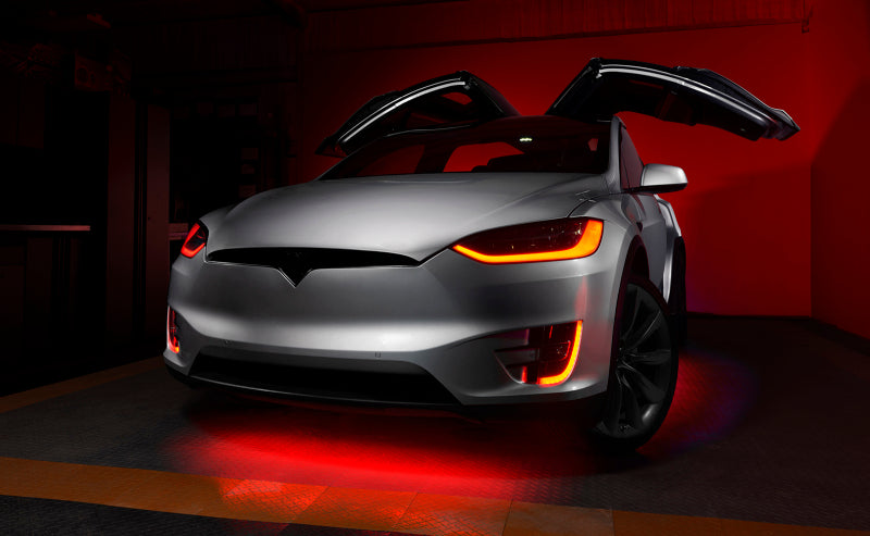 ORACLE Lighting 16-21 Tesla Model X Dynamic ColorSHIFT Headlight & Fog Light DRL Upgrade Kit 1467-332 1467-332 Photo - Mounted