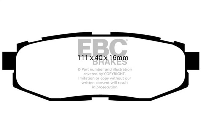 EBC Disc Brake Pad Set UD1124 Photo - Primary