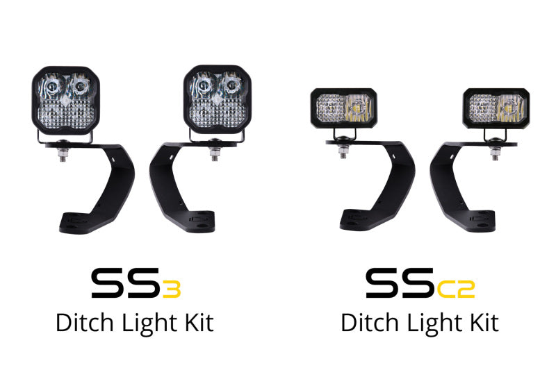 Diode Dynamics 10-21 Toyota 4Runner Stage Series 2in LED Ditch Light Kit - Sport Yellow Combo DD6751 DD6751 User 5