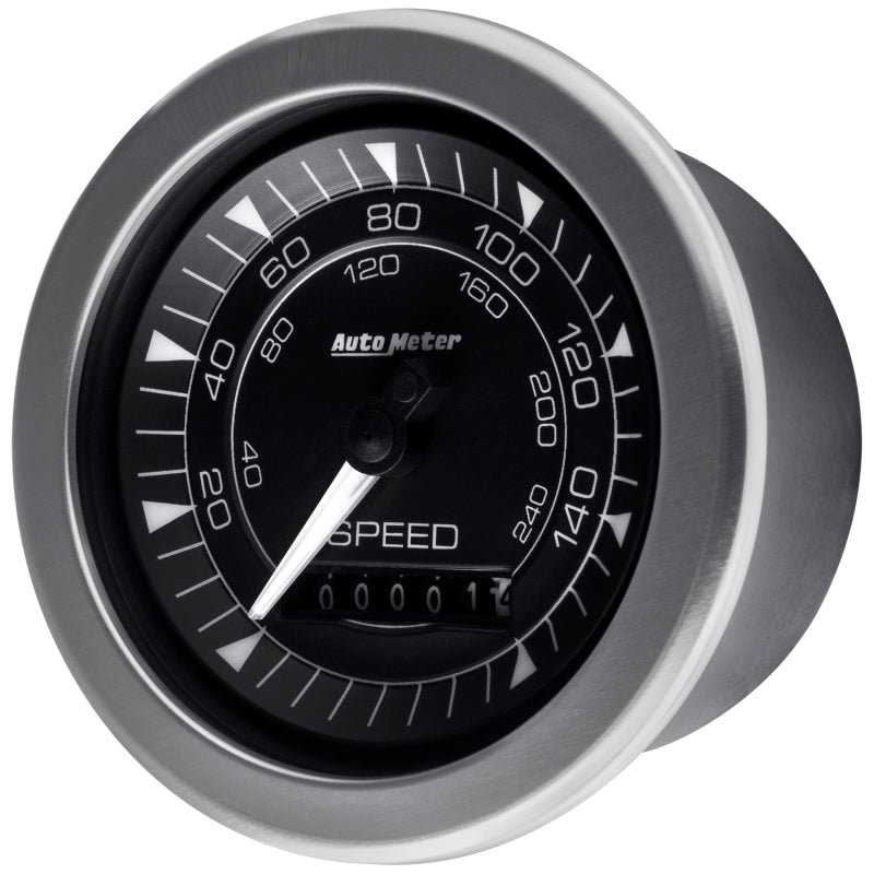 Autometer Gauge, Speedometer, 3 3/8", 160Mph, Elec. Programmable, Chorono 8188 User 2