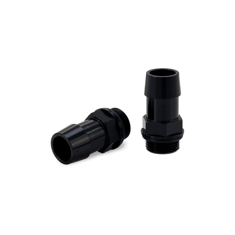 Mishimoto 2pcs. M20x1.5 3/4in Aluminum Catch Can Fitting - Black MMFT-M20-34BK MMFT-M20-34BK Photo - Primary