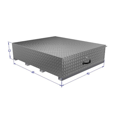 Westin/Brute 48in D x 40in W x 12in H Single Drawer - Aluminum 80-HBS338 80-HBS338 Photo - Unmounted