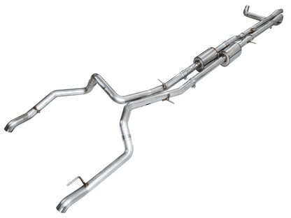 AWE Tuning AWE 4th Gen GM 1500 6.2L Catback Split Rear Exit (w/ Bumper Cutouts) - OE Tips 3015-31202 3015-31202 Photo - Primary