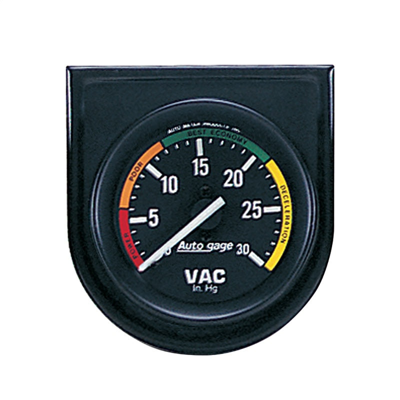 Autometer 2-1/16" Vacuum, 0-30 In Hg,Full Sweep, Auto Gage 2337 Photo - Primary