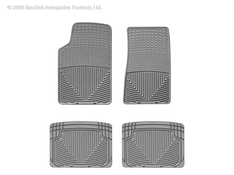 WeatherTech WT Rubber Mats - Rear - Grey Floor Mats Floor Mats - Rubber main image