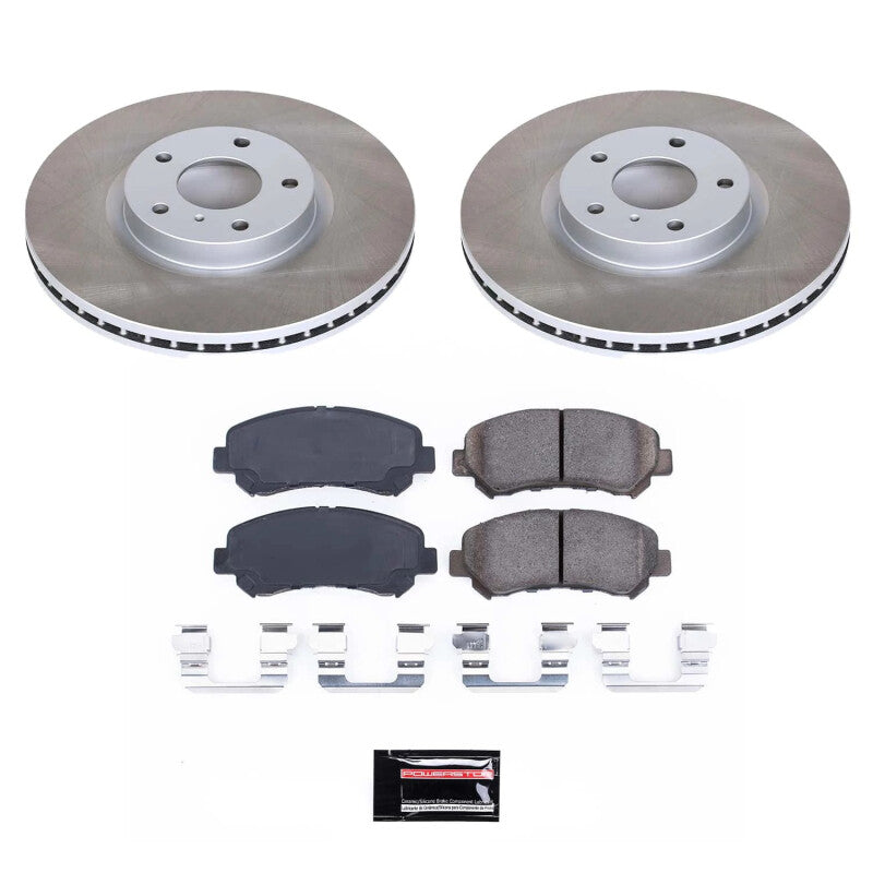 PowerStop Power Stop 16-22 Nissan Maxima Front Semi-Coated Rotor Kit SC3076 SC3076 Photo - Primary