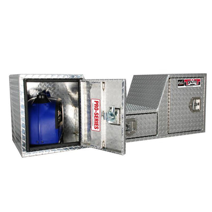 Westin/Brute V Shape Goose Neck 5th Wheel 57in Tailgate Box 1 Drawer/2 Swing Doors - Aluminum 80-RB257D 80-RB257D Photo - Unmounted