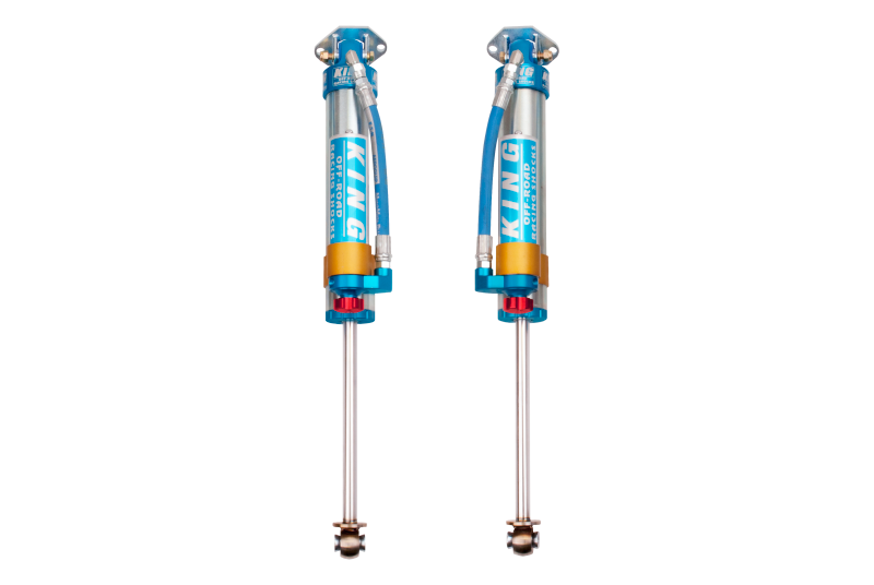 King Shocks 07-18 Jeep Wrangler JK Rear 2.5 Dia Piggy Hose Res Shocks 6in Lift w/Adjuster (Pair) 25001-285A 25001-285A Photo - Primary