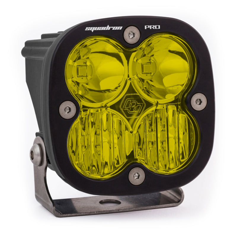 Baja Designs Squadron Pro Driving/Combo Pattern Black LED Light Pod - Amber 490013 490013 Photo - Primary
