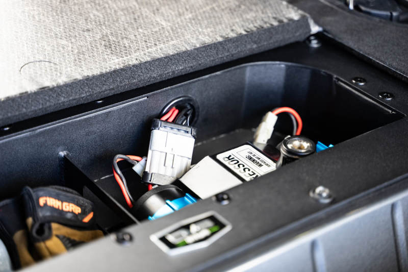 DV8 Offroad 21-23 Ford Bronco (Exc. Bronco Raptor) Air Compressor Mount & Storage Box CMBR-01 CMBR-01 Photo - Unmounted