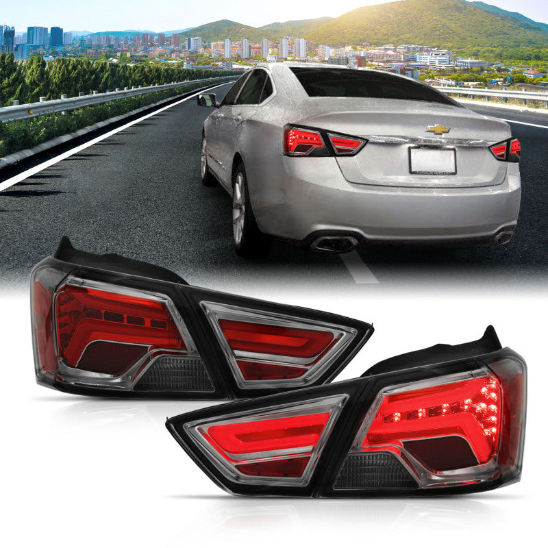 Anzo 14-18 Chevrolet Impala LED Taillights Smoke 321345 Photo - lifestyle view