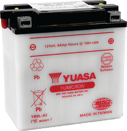 Yuasa Battery Yuasa Yb9L-A2 Yuasa Battery YUAM2292Y YUAM2292Y Photo - Primary