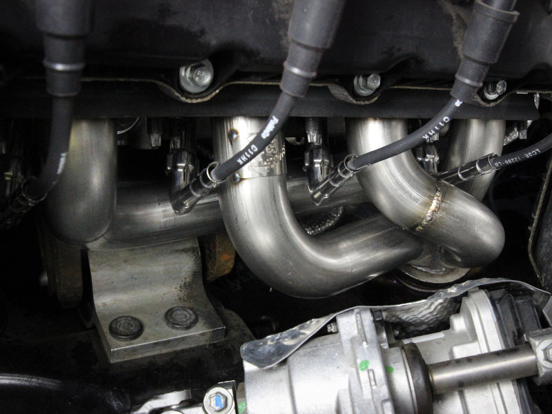aFe Twisted Steel 1-7/8in 304 SS Headers 20-21 Ford F-250/F-350 V8-7.3L 48-33029 48-33029 Photo - Mounted