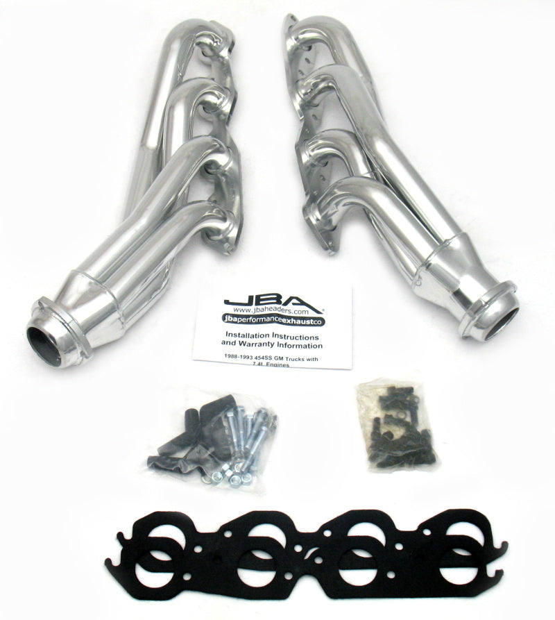 JBA 88-93 GM Truck 7.4L BBC w/o A.I.R. 1-3/4in Primary Silver Ctd Cat4Ward Header 1822S-3JS 1822S-3JS Photo - Primary