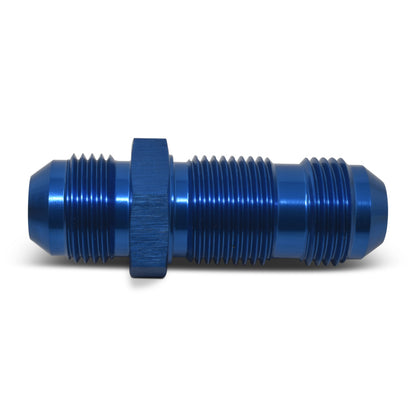 Russell -10 AN Straight Flare Bulkhead Adapters (Blue Finish) 661200 Photo - out of package