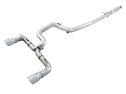 AWE Tuning Ford Focus RS Track Edition Cat-back Exhaust - Diamond Black Tips 3020-33032 3020-33032 Photo - Mounted