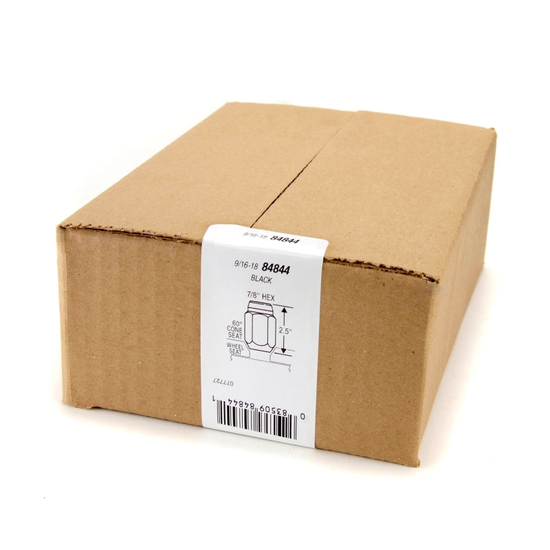 McGard 8 Lug Hex Install Kit w/Locks (Cone Seat Nut / Duplex) 9/16-18 / 7/8 Hex / 2.5in. L - Black 84844 84844 Photo - Primary