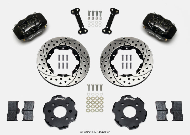 Wilwood FDL Front Hat Kit, 11.00", Drilled, Integra/Civic w/Fac.240mm Rtr 140-8695-D Photo - Primary