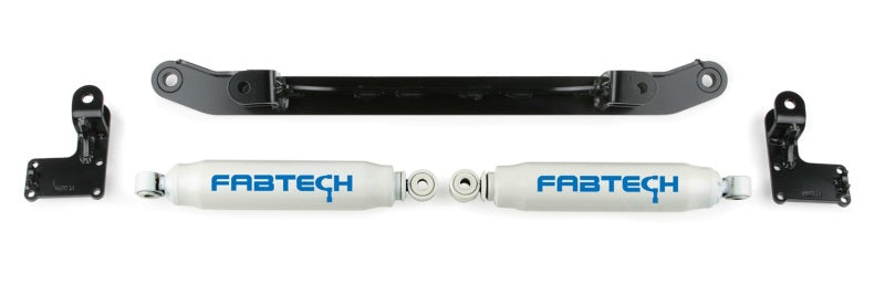 Fabtech Dual Steering Stabilizer System w/ Performance Shocks FTS21044BK Photo - Primary