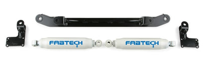 Fabtech Dual Steering Stabilizer System w/ Performance Shocks FTS21044BK Photo - Primary