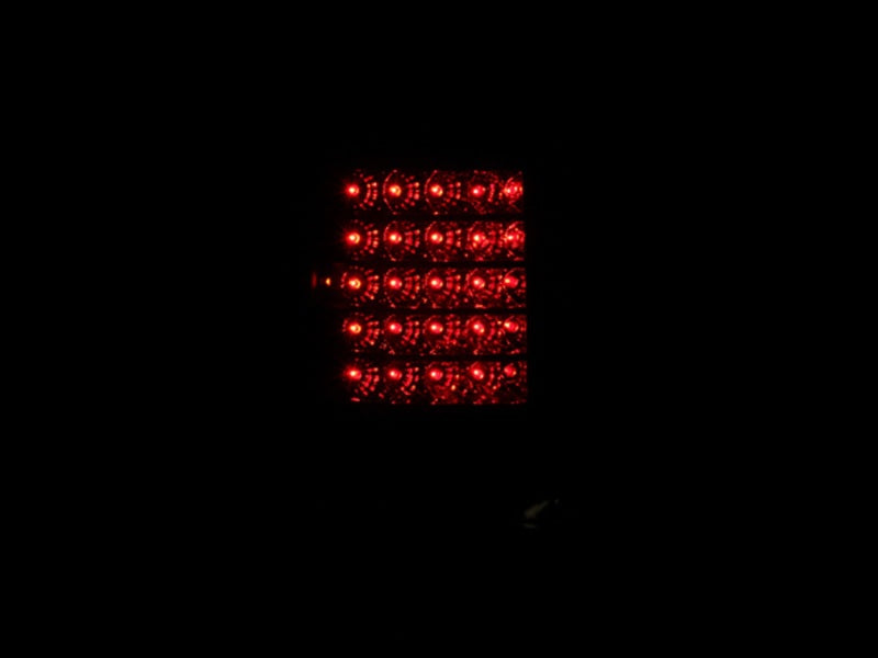 Anzo 1997-2002 Ford Expedition LED Tail lights Black 311021 Photo - Mounted