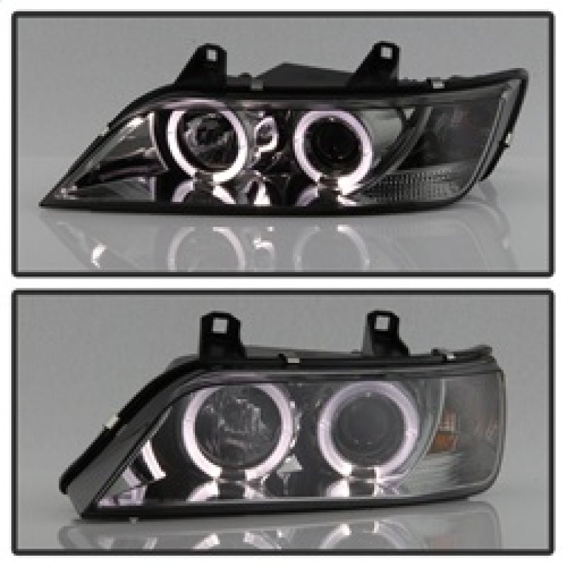 Spyder BMW Z3 96-02 Projector Headlights LED Halo Smoke High H1 Low H1 PRO-YD-BMWZ396-HL-SM 5009104 5009104 Photo - Unmounted