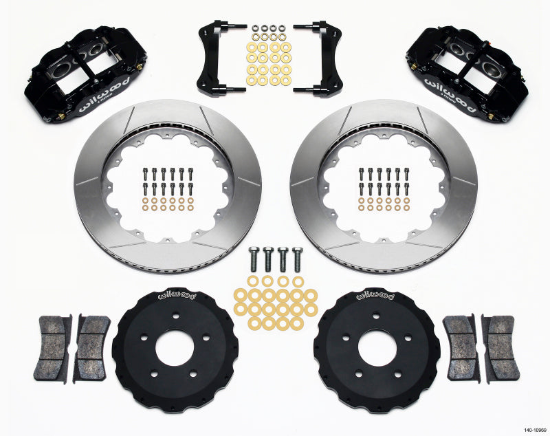 Wilwood Narrow Superlite 6R Front Hat Kit 14.00in Backdraft Cobra (BMW E36 Based) 140-10969 140-10969 Photo - Primary