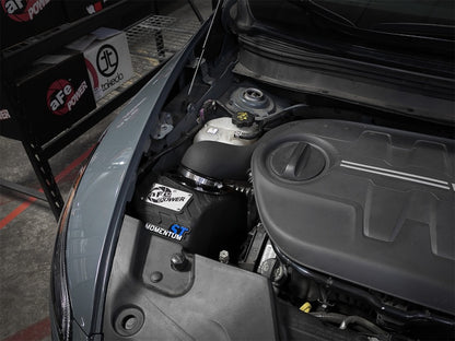 aFe Momentum St Pro 5R Cold Air Intake System Jeep Cherokee (KL) 14-18 V6- 54-46215 Photo - Mounted