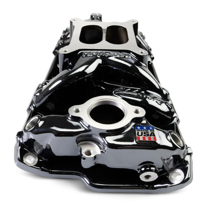 Edelbrock Chevy Small Block Performer RPM AIR-Gap Intake Manifold Black Plasma Finish 7501-BP 7501-BP Photo - out of package