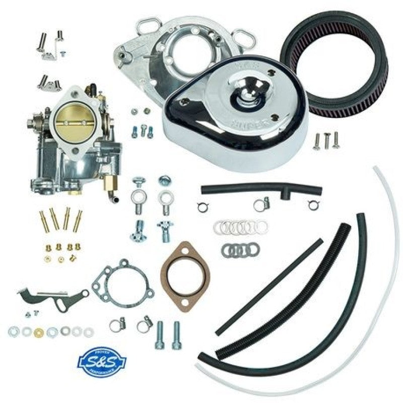 S&S Cycle 93-99 BT Super E Carburetor Kit w/o Manifold & Mounting Hardware 11-0442 11-0442 Photo - Primary