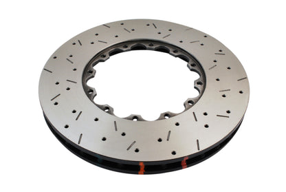 DBA 11-13 Ford Mustang GT 5.0L (V8) 5000 Series Drilled and Slotted Front Replacement Rotor 52124.1XS 52124.1XS Photo - out of package