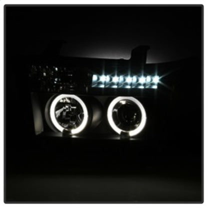 Spyder Toyota Tundra 07-133 Projector Headlights LED Halo LED Blk PRO-YD-TTU07-HL-BK 5012029 5012029 Photo - Unmounted