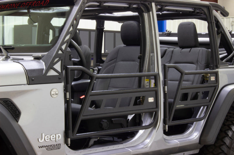 Fishbone Offroad 2018+ Jeep Wrangler JL Front/Rear Tube Doors FB24086 FB24086 Photo - lifestyle view