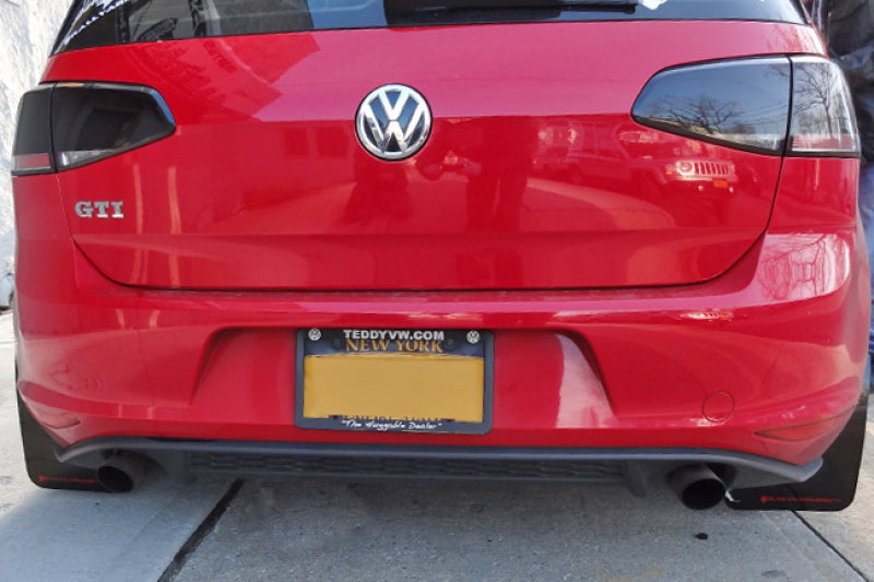 Rally Armor 2015+ MKVII VW Golf/GTI/TSI/SPORTWAGEN/ALLTRACK Mud Flaps Silver Logo 0UP44 MF37-UR-BLK/SIL User 4