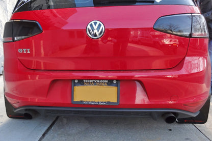 Rally Armor 2015+ MKVII VW Golf/GTI/TSI/SPORTWAGEN/ALLTRACK Mud Flaps Silver Logo 0UP44 MF37-UR-BLK/SIL User 4