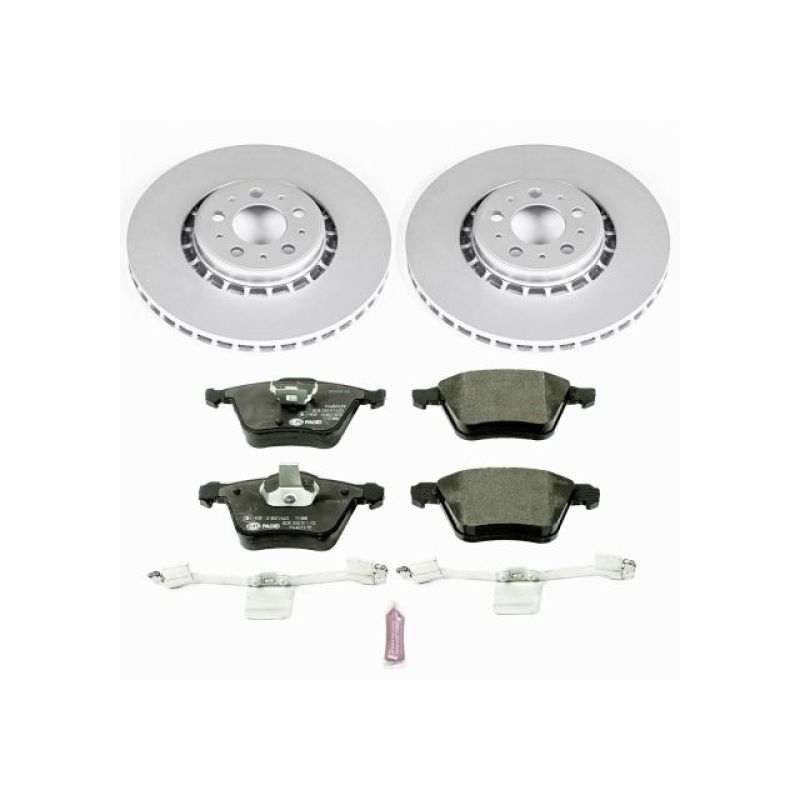 PowerStop Power Stop 03-14 Volvo XC90 Front Euro-Stop Brake Kit ESK4552 ESK4552 Photo - Primary